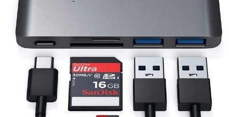 Satechi Type-C USB 3.0 3 in 1 Combo Hub